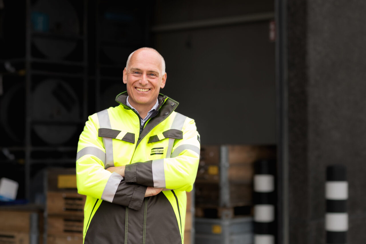 Stephan Van Bosch, l'employé d'Atlas Copco.