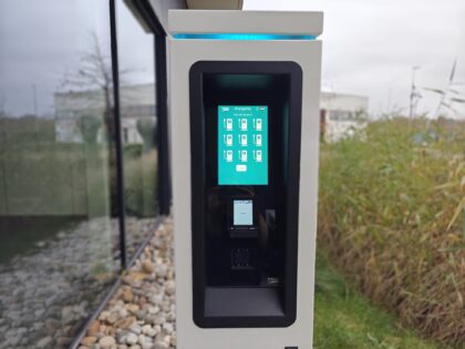 Vooraanzicht van ChargePay.