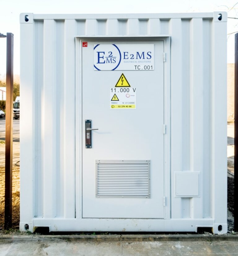 Une cabine haute tension installé par E2MS.